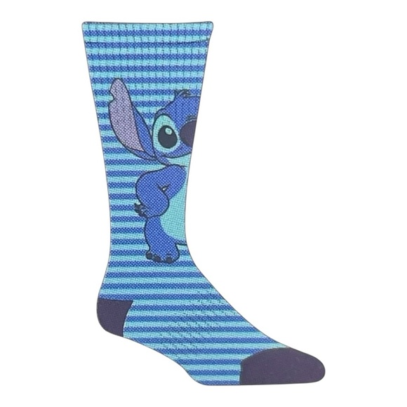 Disney Stitch Colorful Crew Socks Trio Size: 9-13 - Picture 3 of 5